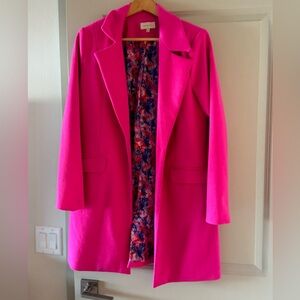 Skies are Blue Pink Coat size medium